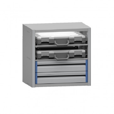 Aluminium lade-kofferkast ALLB525-2A-2KK
