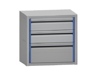 Aluminium ladekast ALLB525-1D-2B