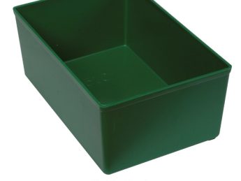 Uitneembare bakjes voor lades, kleur groen, VE 50