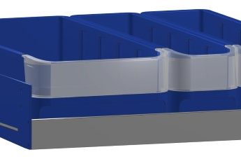 Set kunststof bakken voor Infinity legbord L=475 mm. en diepte 475 mm.