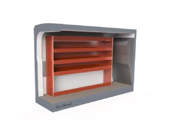 Pro Wood multiplex bedrijfswageninrichting PWL1A-1520