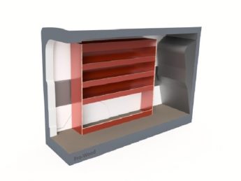 Pro Wood multiplex bedrijfswageninrichting PWL1B-1225