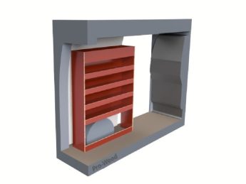 Pro Wood multiplex bedrijfswageninrichting PWL1C-1070