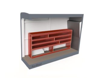 Pro Wood multiplex bedrijfswageninrichting PWL2B-2495