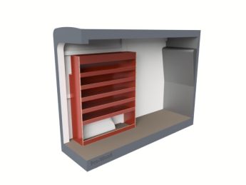 Pro Wood multiplex bedrijfswageninrichting PWL2D-1310-2