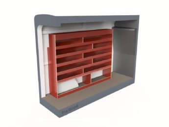 Pro Wood multiplex bedrijfswageninrichting PWL2D-2095-2