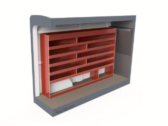 Pro Wood multiplex bedrijfswageninrichting PWL2D-2495