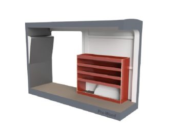 Pro Wood multiplex bedrijfswageninrichting PWR2B-1310