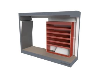 Pro Wood multiplex bedrijfswageninrichting PWR2D-1310