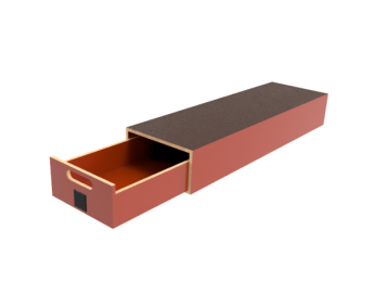 Pro-Wood multiplex bodemlade op kunststof glijstrippen, type PWVV-L2