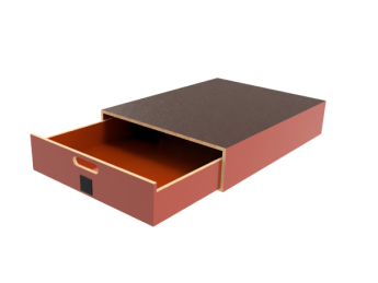 Pro-Wood multiplex bodemlade op kunststof glijstrippen, type PWVV-L24