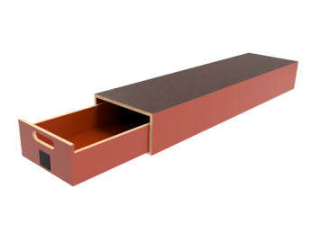 Pro-Wood multiplex bodemlade op kunststof glijstrippen, type PWVV-L3