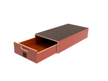 Pro-Wood multiplex bodemlade op kunststof glijstrippen, type PWVV-L5