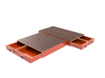 Pro-Wood multiplex bodemladen op kunststof glijstrippen, type PWVV-S11