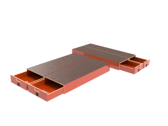 Pro-Wood multiplex bodemladen op kunststof glijstrippen, type PWVV-S4