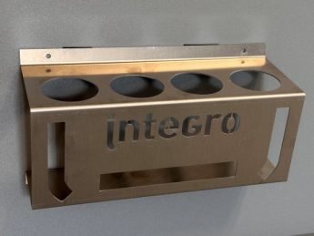 Spuitbushouder voor 4 spuitbussen