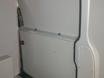 Schuifdeur paneel boven links 5 mm. Kunststof grijs