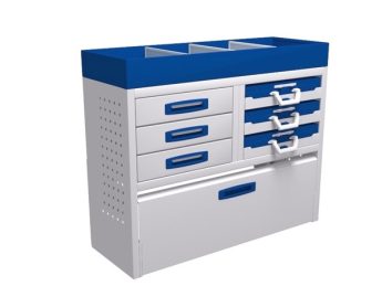 Service System stalen bedrijfswageninrichting STK-K-2-100