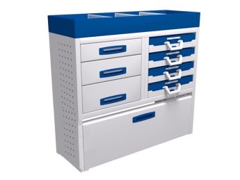 Service System stalen bedrijfswageninrichting STK-M-1-100