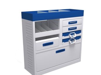 Service System stalen bedrijfswageninrichting STK-M-2-100