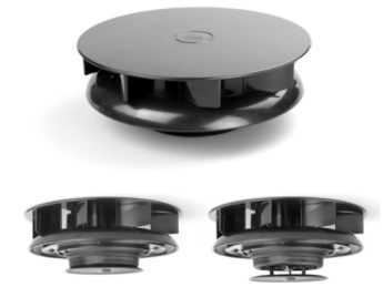 Dakventilatie, roterend type 02-6000 wit, turbo 3