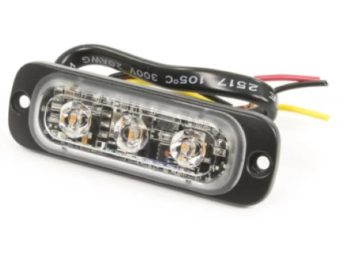 Grill flitser, 3 LED, kleur oranje, type ST3