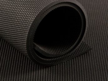 Rubbermat, Supergrip - Doekindruk met nylon inlage in 2 diktes